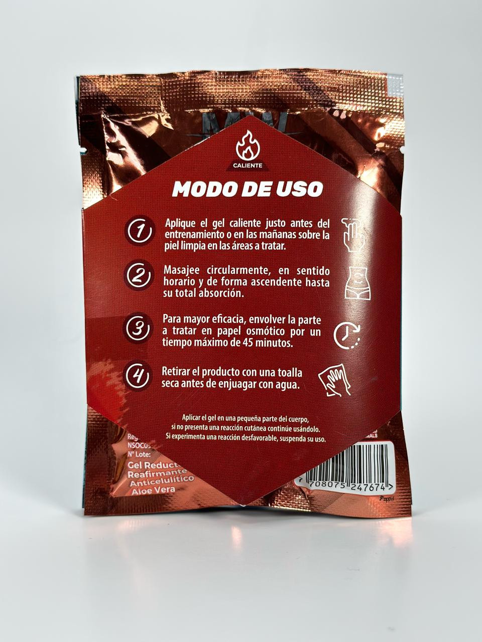 Miniatura 3 de SACHET GEL CALIENTE MW